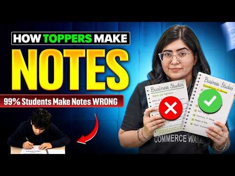 How to Make Perfect Notes for Class 11 Business Studies 😱🔥 | Secret Method You Must Know!!