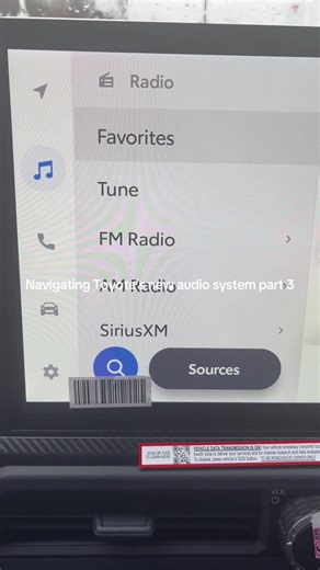 Part 3 of 3 on tips on using Toyota’s new audio system in several new Toyota models.