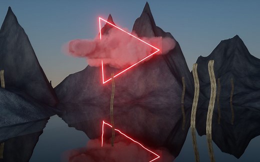 【C4D】地形、云朵等云状物、灯光效果 超酷炫教程（一）Create Landscape & Clouds Effect