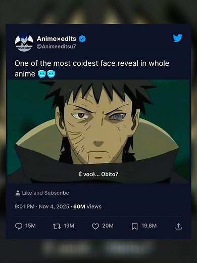 One of the most coldest face reveal in whole anime 🥶🥶