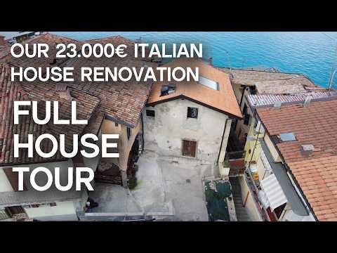 House Tour | 23.000€ Italian Lake Home Renovation