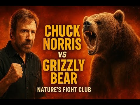 🐻 CHUCK NORRIS vs GRIZZLY BEAR 💥 | Nature’s Fight Club