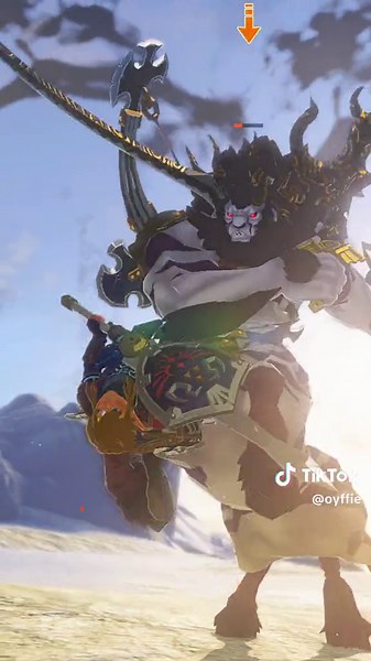 Lore accurate link vs Lynel #zelda #totk #tearsofthekingdom #zeldatotk #zeldatearsofthekingdom