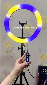RGB LED Soft Ring Light ✨Soft Glow Multi-Color RGB Modes • Perfect for Videos, Makeup & Photography