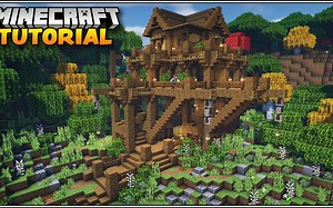 【进阶向向建筑】Minecraft大型木屋基地设计/建筑教程/Minecraft【搬运】_游戏热门视频