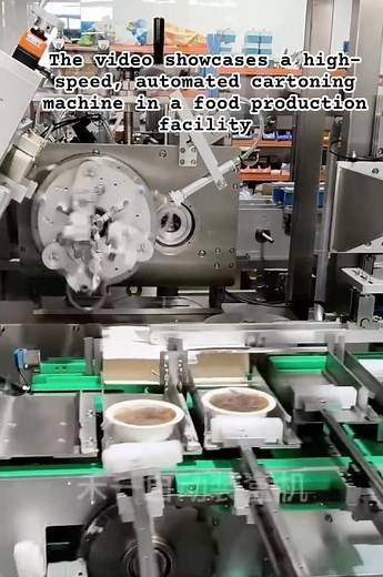 automated cartoning machine for #Automation #FoodPackaging #Manufacturing #Robotics