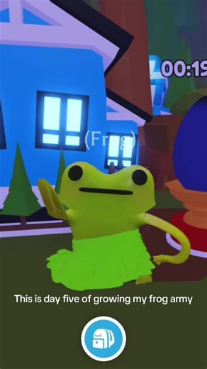 Day 5: Building My Frog Army in Adopt Me!