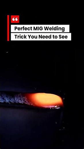 Perfect MIG Welding Trick You Need to See 🔥 | Satisfying Precision
