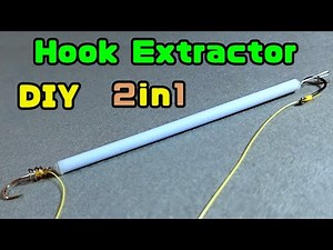 2 in 1. How to make a fishhook extractor with 2 functions . Fishing DIY: