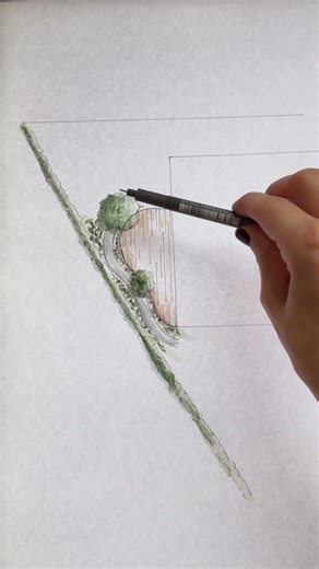 Sabrina Steinek on Instagram: "Organisch vs Geradlinig 🤔 Nein, organisch ist nicht unbedingt immer besser als geradlinig. ABER in Situationen wie diesen hier kann die Veränderung der Form für die Planung wichtig sein. So fügt sich die Terrasse nun sanft in den Garten ein. Es konnte mehr Raum für Bewegung, Pflanzen aber auch Sichtschutz geschaffen werden. Seht ihr den Unterschied? Ich freue mich auf eure Gedanken und Fragen in den Kommentaren 💭🥰 #gartenideen #garteninspiration #gartengestaltun