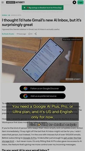 🧐👉 Gmail's AI Inbox is the safety net your overflowing inbox actually needed #QixNewsAI
