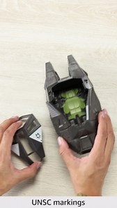 HALO 4" “World of HALO” Figure & Vehicle – ODST Drop Pod with Rookie