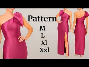 Step-by-Step Evening Dress Pattern ✂️ | Beginner Friendly 👗✨