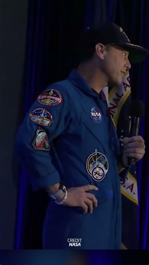 Artemis II Commander Chokes Up after coming home ✨🌎 #nasa #space #artemis