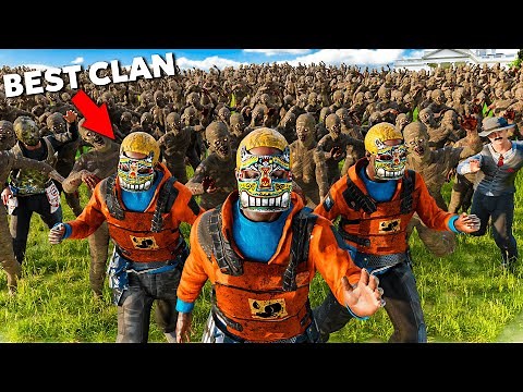 Can the BEST CLAN in Rust Defeat 100 Zombies?