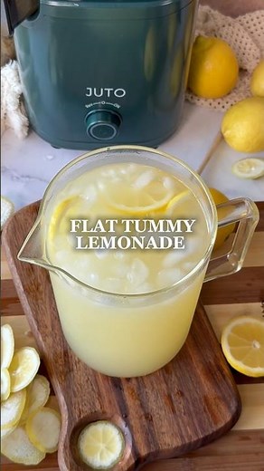 Flat Tummy Lemonade (Bloating Gone, Natural Weight Loss Drink) ASMR