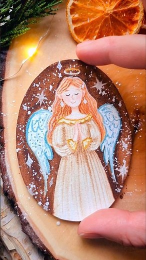 Watch This Angel Painting Come To Life!