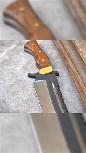 I turn an old leaf spring into a powerful Bowie knife. In this video, you’ll see the entire process — shaping, grinding, heat-treating, polishing, and sharpening 👉 Don’t forget to like, comment, and subscribe for more awesome knife builds and restorations! #KnifeMaking​ #BowieKnife​ #SawBladeKnife​ #Restoration