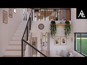 Gorgeous 1-Bedroom Loft-Type Tiny House Design Idea (4x8 Meters Only)