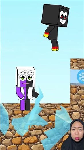 Free from the frozen ice block