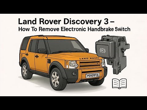 How to replace/upgrade handbrake E brake park switch on Land Rover Discovery 3