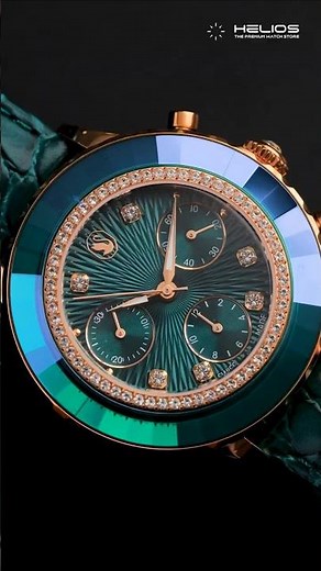 Swarovski Chronograph 2025 | Rose Gold Crystal Watch| A #watch That Dazzles