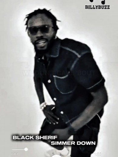 Blacksheriff - Simmer Down Lyrics Video