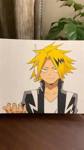 Kaminari Denki~ #mha#myheroacademia#anime#animeart#draw#drawing#sketch#deku#yt#shorts#bakugo#denki