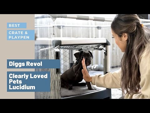 Best Dog Crate and Playpen Setup | Diggs Revol Dog Crate + Clearly Loved Pets Lucidium Pen Review