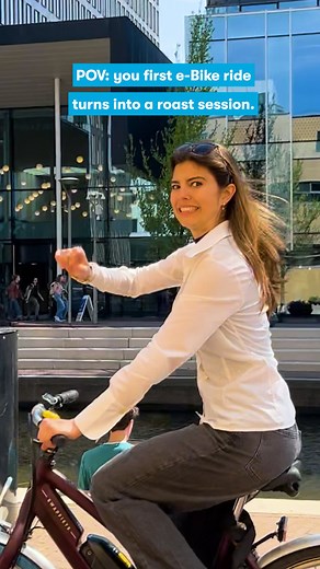 Why not test ride a bike for free and use it to grab your long waited Vinted haul? 📦😍 #testride #ebike #swapfiets | Swapfiets