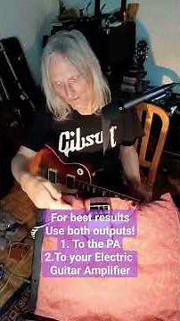 Can a Les Paul sound like an Acoustic Guitar? Boss AC-2 Acoustic Simulator.