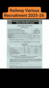 Railway Chief Law Assistant, Public Prosecutor, Junior Translator (Hindi), Senior Publicity Inspector, Staff and Welfare Inspector, Scientific Assistant (Training), Lab Assistant Grade III, Scientific Supervisor Recruitment 2026 #railway #Jobs | Government Jobs