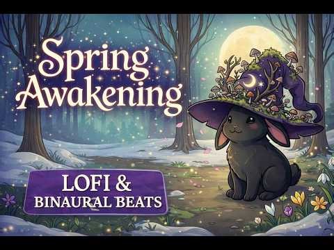 Spring Awakening 🌱✨ | Binaural Lofi Beats for Focus & Relaxing | Early Spring Study Mix