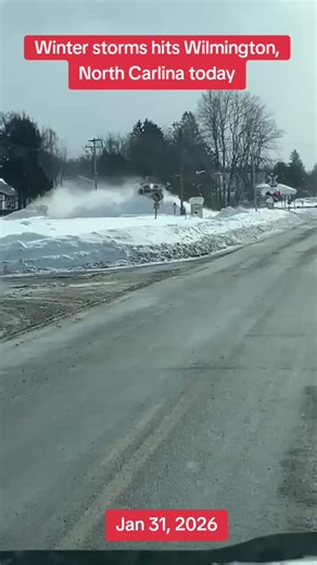 Winter storms hits Wilmington, North Carolina today #winterstorm #snowstorm #wilmington #wilmingtonnc #northcarolina