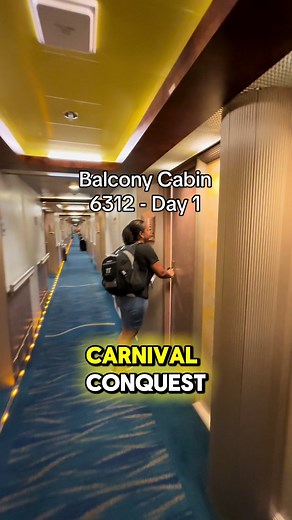 Quick 1 minute cabin walk thru on the Carnival Conquest - Balcony cabin 6312. This is our 40th cruise BUT our first time sailing on the Conquest. First impression is that its dated but that is to be expected because its an older ship and hasn’t been refurbished recently. I would say that its time for a dry dock soon. Other than that, we are just getting started on this rainy Friday here in Miami on a 3 day cruise to Nassau 🇧🇸🛳️ Quick, fast, and fun trip to celebrate Father’s Day. Follow along