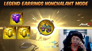 Legendary Earrings Nonchalant Mode #MIR4 | YouJace Gaming