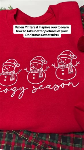 Improving Lighting for Stunning Christmas Sweatshirt Photos