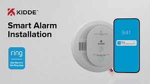 Kidde Hardwired Ring App Enabled Smart Smoke & Carbon Monoxide Detector, AA Battery Backup, Voice Alerts, Interconnected Alarm 21033275
