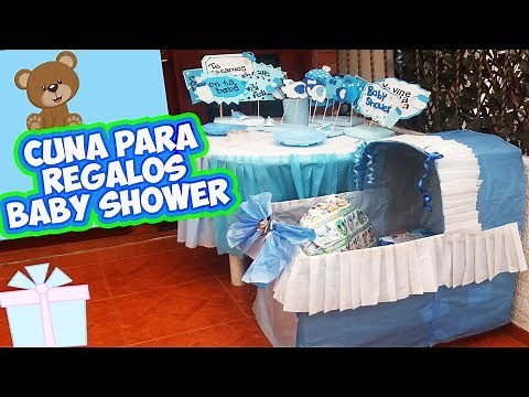 Como hacer una CUNA PARA REGALOS BABY SHOWER 🍼 DIY