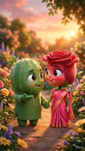 True Love Ya Dhokha? Cactus Aur Gulab Ki Kahani 💔 #shorts