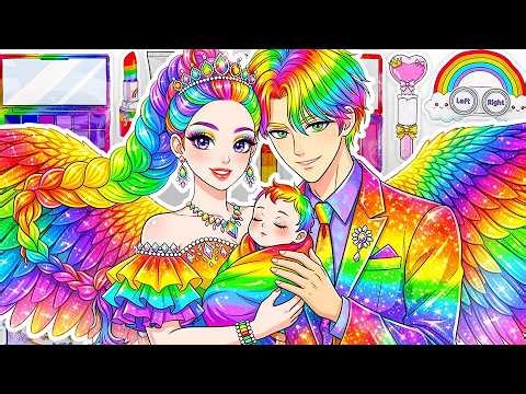 💖Paper DIY💖KPOP DEMON HUNTERS Family Colorful Rumi x Jinu Skincare + Makeup💐Blind Bag ASMR [4K]