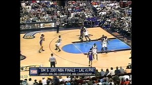 Lakers/76ers, 2001 NBA Finals Game 5