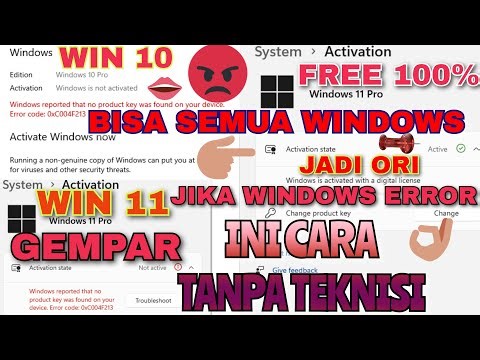 How to Activate Windows 11 Pro for Free Home Single Permanently on a Laptop or PC #tutorial #wind...