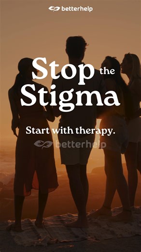 Let’s stop the stigma – starting with therapy. | BetterHelp | Facebook