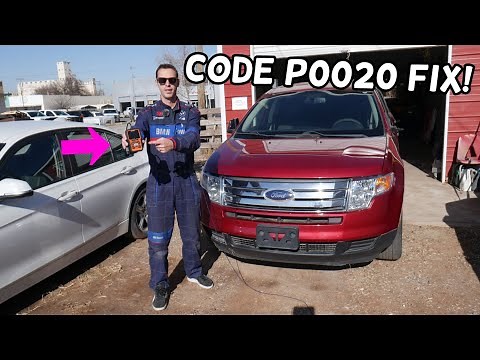 ENGINE LIGHT ON CODE P0020 FIX FORD EDGE, LINCOLN MKX