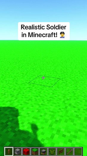 Realistic Soldier in Minecraft Building Hacks