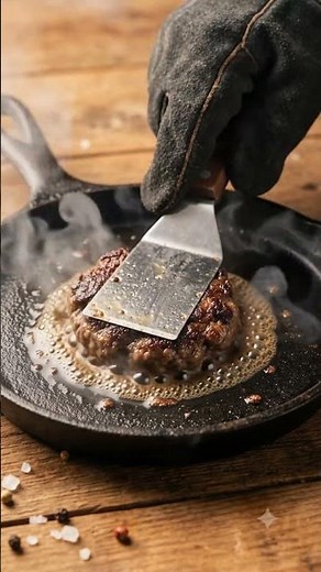 Perfect Homemade Hamburger 🍔🔥 #shorts #recipe #burger