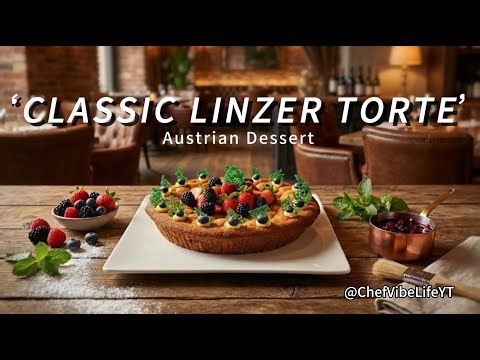 Linzer Torte Recipe | Classic European Nut Cake with Red Currant Jam | Bakery Style