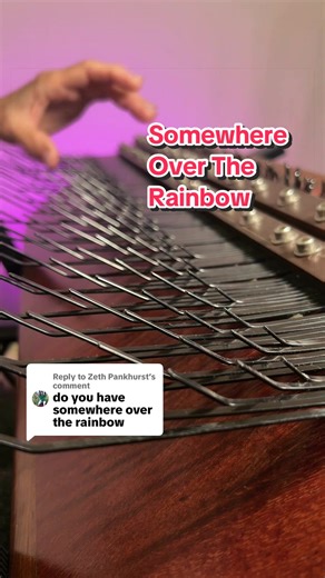 Replying to @Zeth Pankhurst Somewhere Over the Rainbow on the Array Mbira