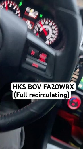 HKS Sqv4 recirculating valve on my 2020 wrx. Short little clip after the install. #wrx #shorts